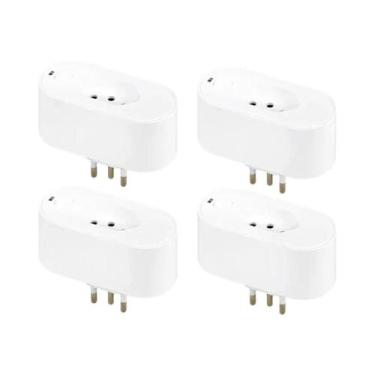 Imagem de Tomada Inteligente Wi-Fi Padrão Brasileiro 16A Tuya Google Home Alexa 