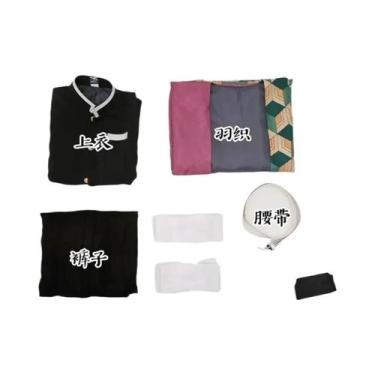 Imagem de Fantasia De Cosplay Giyuu Tomioka Kimi No Yaiba Para Crianças E Adulto