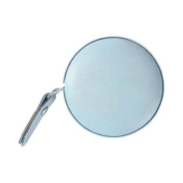 Imagem de Fita Métrica Retrátil Quadrada Macia Com Botão De Pressão Para Costura