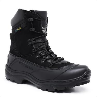 Imagem de Bota Militar Tática Coturno Acero Couro Nobuck Preto com CA TPCA90P-Masculino