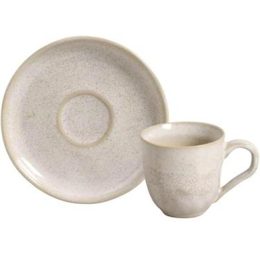 Imagem de Xícara de Café com Pires 120ml Bio Latte Porto Brasil Mesa Posta Café 