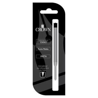 Imagem de Refil Carga Crown Caneta CA14007 Parker 1 Unidade Cores Azul ou Preto 