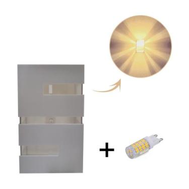 Imagem de Kit 26 Arandela Com 26 Lâmpada Led 5W Soquete G Bivolt - Metais Massui