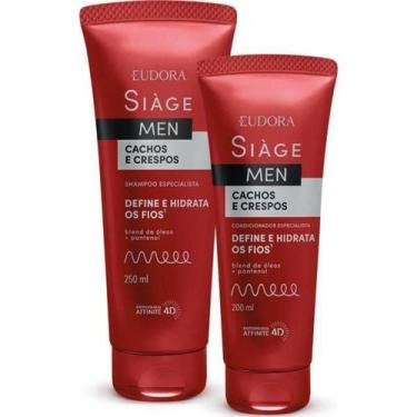 Imagem de Kit Shampoo E Condicionador Masculino Eudora Siàge Men