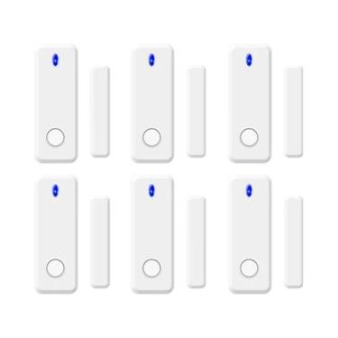 Imagem de Sensor De Porta E Janela Sem Fio 433MHz Para Sistema De Alarme Residen