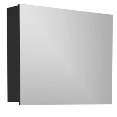 Imagem de Armário Espelheira para Banheiro 80 cm Boston - Venturi, Preto