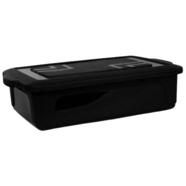 Imagem de Caixa Organizadora - Preta 17L Com Tampa Unidade - GIOTTO