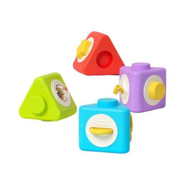 Imagem de Quebra-Cabeça De Natal Montessori Para Bebês, Blocos De Construção Int