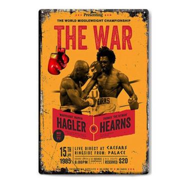 Imagem de Decoração de parede Pintura em ferro Vintage Tin Sign Poster Boxing - 