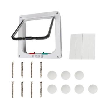 Imagem de Portão De Segurança Com Fechadura De 4 Vias Para Cães E Gatos, Acessór