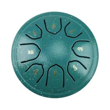 Imagem de Tambor De Língua De Aço Mini De 4.5 Polegadas Com 8 Tons, Com Baquetas