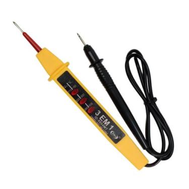 Imagem de Voltímetro Aparelho Para Medir Voltagem de Corrente Elétrica 3 em 1 - 