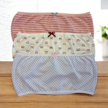 Imagem de Kit 5 Top Faixa infantil sem alça Menina Cropped Algodão - - Propria, 