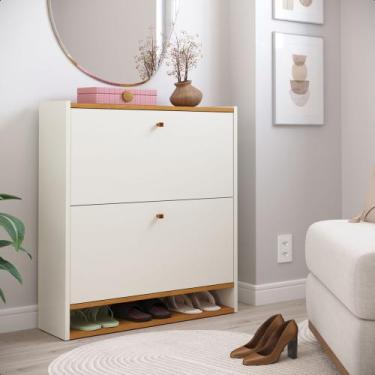 Imagem de Sapateira Safira com porta basculante para quarto ou hall de entrada -