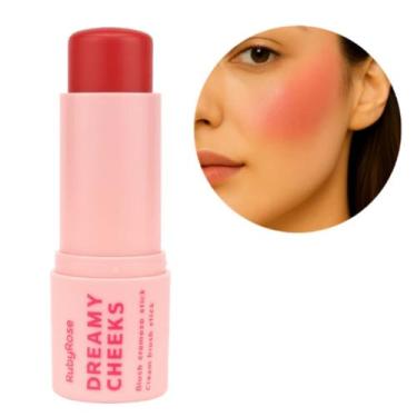 Imagem de Blush cremoso stick dreamy cheeks ruby rose cor:calm rose, CALM ROSE