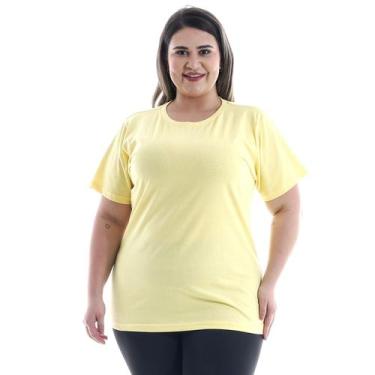 Imagem de Plus Size - Camiseta Feminina Manga Curta 100% algodão - EBT UNIFORMES