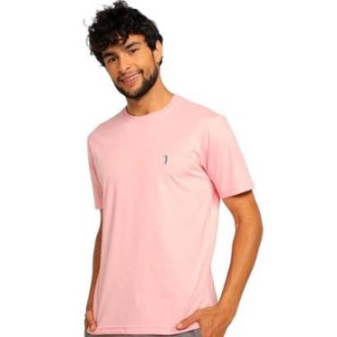 Imagem de Camiseta Aleatory Masculina Grey Icon Rosa Claro-Masculino