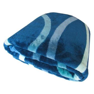 Imagem de Cobertor Cama Casal Inverno Azul Pesado Macio Quente - Jolitex, Azul, 