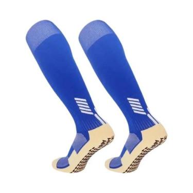 Imagem de Meias De Futebol Antiderrapantes De Cano Longo Com 11 Cores, Fundo Ato