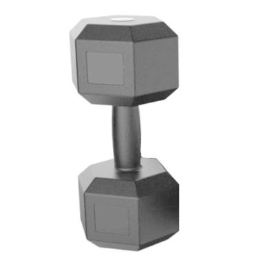 Imagem de Halter Dumbell Cement Sextavado 10kg Bonafit (hex Cement Dumbbell) - Bonafit - Preto