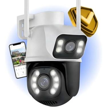 Imagem de Câmera de Segurança Dupla Wi-fi Smart Angulo Duplo A28B 3mp Icsee