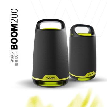 Imagem de Caixa de Som Bluetooth WAAW Boom 200 potente 80W RMS, IPX7 à prova dág