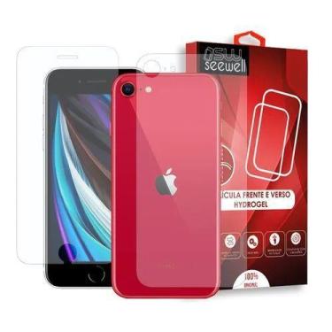 Imagem de Película Frente e Verso Hidrogel Hd Anti Impacto iPhone SE - SW SeeWel