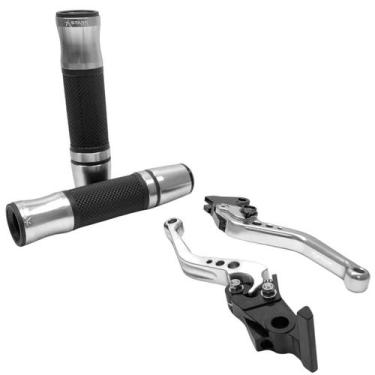 Imagem de Kit Manopla Monster Manete Esportivo Factor Fazer 150 UBS - NoBrand, P