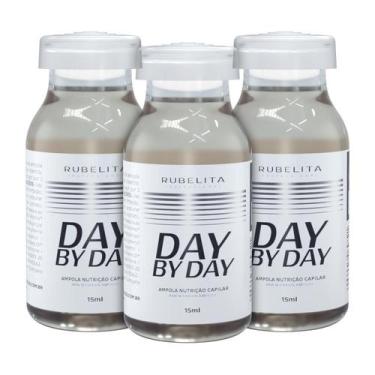 Imagem de 3 Ampolas Day By Day Nutrição Capilar 15ml Rubelita Professional