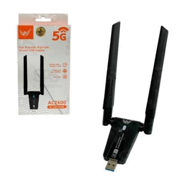 Imagem de Antena Wireless USB AC2600 Altomex 2.4GHz/5GHz 2600Mbps