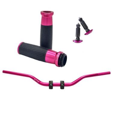 Imagem de Kit Manopla Peso Guidão Trail Lander Crosser Xtz Xre Bros Falcon Torna