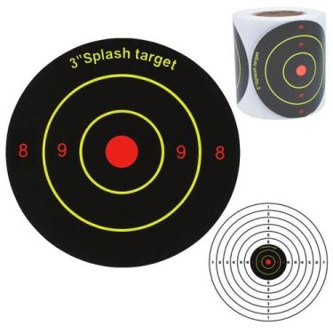 Imagem de Adesivo Alvo Tiro Mira Esportivo Atividade Caça Splash Treinamento Rea