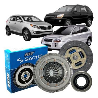 Imagem de Kit Embreagem Completo Sportage Tucson 2.0 16v 2004 A 2017 - SACHS
