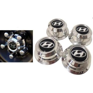 Imagem de Calota Kit 4 Copinhos BOXER SPRINTER DUCATO HR Todas Roda 5 Furo Alumí