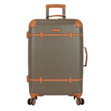 Imagem de Mala de Viagem Média 23kg em ABS Rodas Duplas 360º Removíveis Super Luxo 24" - Ate...