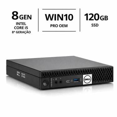Imagem de Computador Dell Optiplex Core i5 8 Ger 8GB RAM SSD120GB W10 Mini!!! - 