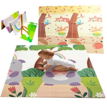 Imagem de Tapete de Atividades Infantil Emborrachado Antiderrapante Dobrável Tér