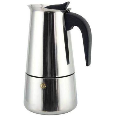 Imagem de Cafeteira Inox Italiana Luxo Expresso 04 Xícaras KeHome