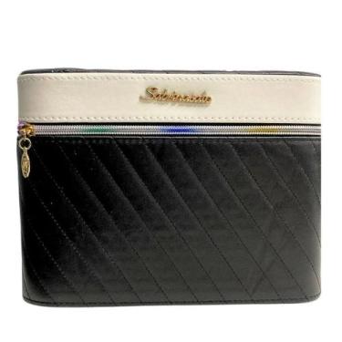 Imagem de Necessaire Maleta Maquiagem Organizar com Espelho Media - Sabrina Sato