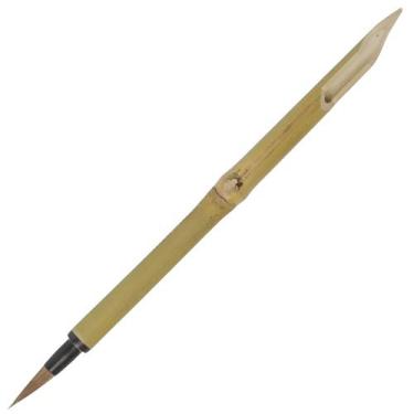 Imagem de Pincel de Bambu com Pena Grande Sinoart Sfb0132g