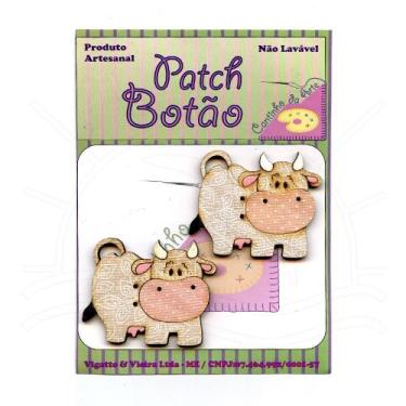 Imagem de Botton Patch Vaquinha 2052 - 2 Unid - Cantinho Da Arte