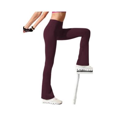 Imagem de Leggings Femininas De Cintura Alta Em Fleece Super Macias Com Controle