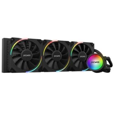 Imagem de WATER COOLER 360MM SANGUE FRIO 3 ARGB BLACK VULCAN - TDP 350W - ARGBSF3360BR