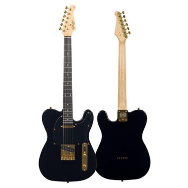 Imagem de Guitarra Seizi Vintage Saitama TL Black Gold