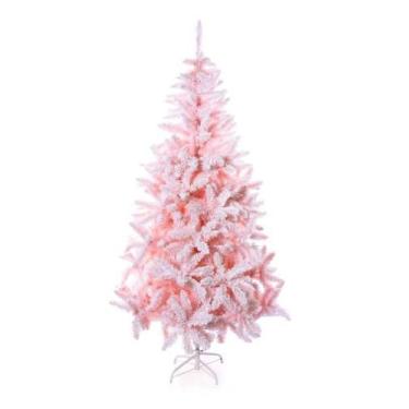 Imagem de Arvore cotton 90cm 120h nevada rose (arvore natal) c/1 un - Cromus