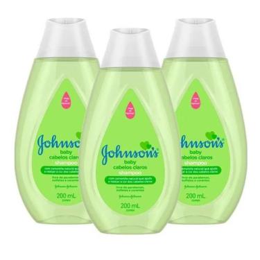Imagem de Kit 3 Shampoo Johnson Baby Cabelos Claros, Johnson'S Baby, 200 Ml