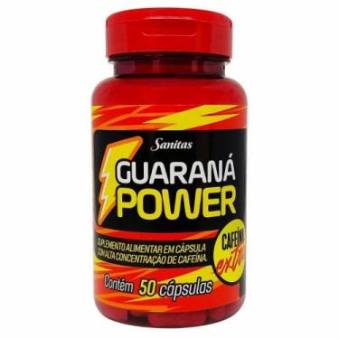 Imagem de Guaraná Power Extra Cafeína Suplemento Energético 50 Cáp - Sanitas