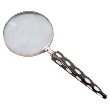 Imagem de Lupa Decorativa de Metal e Resina Margaret