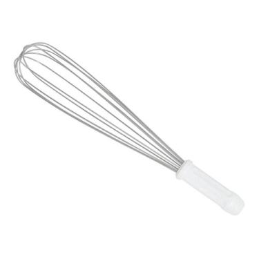 Imagem de Fue Batedor Tipo Pera Inox 40cm Reforçado Branco Solrac, BRANCO, 40 cm