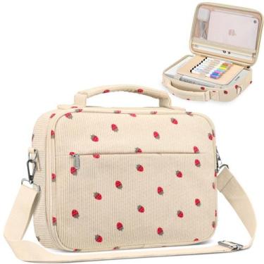 Imagem de Bolsa de transporte FINPAC, capa bíblica grande, veludo cotelê 29x21x6